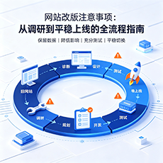 山南建站-网站改版注意事项：从调研到平稳上线的全流程指南