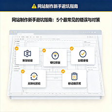 山南建站-网站制作新手避坑指南：5个最常见的错误与对策