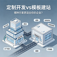 山南建站-定制开发vs模板建站：哪种方案更适合你的企业？